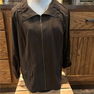 Laura Ashley Dark Brown Utility Jacket